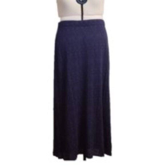 Chico's Blue Maxi Skirt, Ikat-Pattern, Size 3/XL - Picture 2 of 7